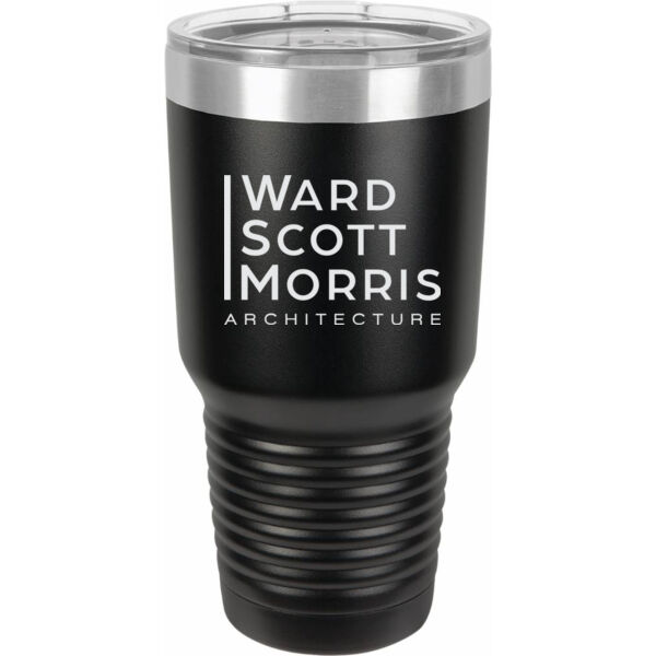   - 30 oz. Ringneck Stainless Steel Tumbler w/Clear Lid Thumbnail